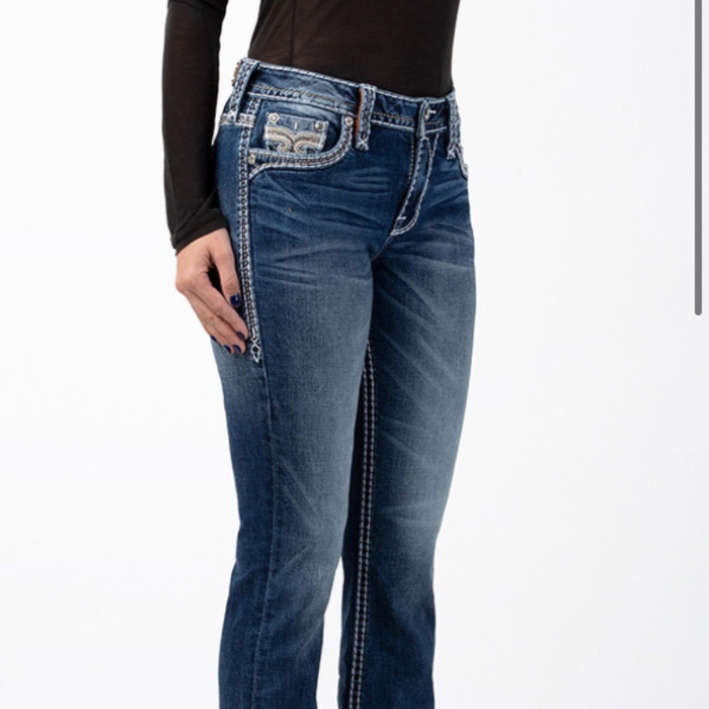 RockRevival MINT LEAF B202 BOOT CUT JEAN